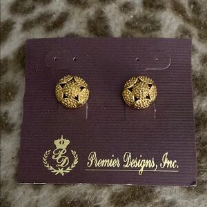 Premier Designs Gold Earrings